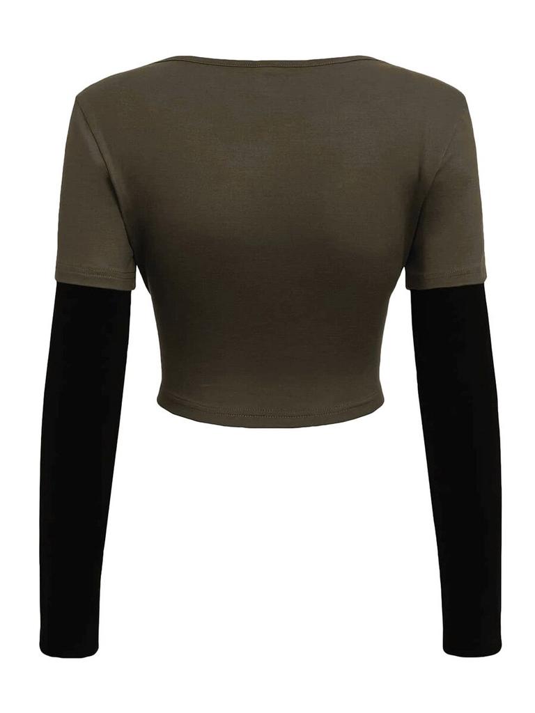 Women Y2K Long Sleeve Tops Long Sleeve Fairy Grunge Aesthetic Shirts Vintage Graphic E-Girl Teen Tee Streetwear