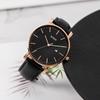 Leather L [BUREI] Men's Watch, Stylish, Band, Business, Thin, Brand, Simple, Men's Watch,