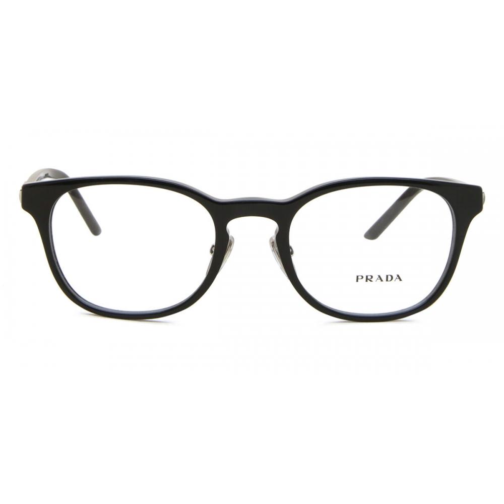 

Prada Pr 12zvd Asian Fit 1ab1o1 Women Eyeglasses Black/51