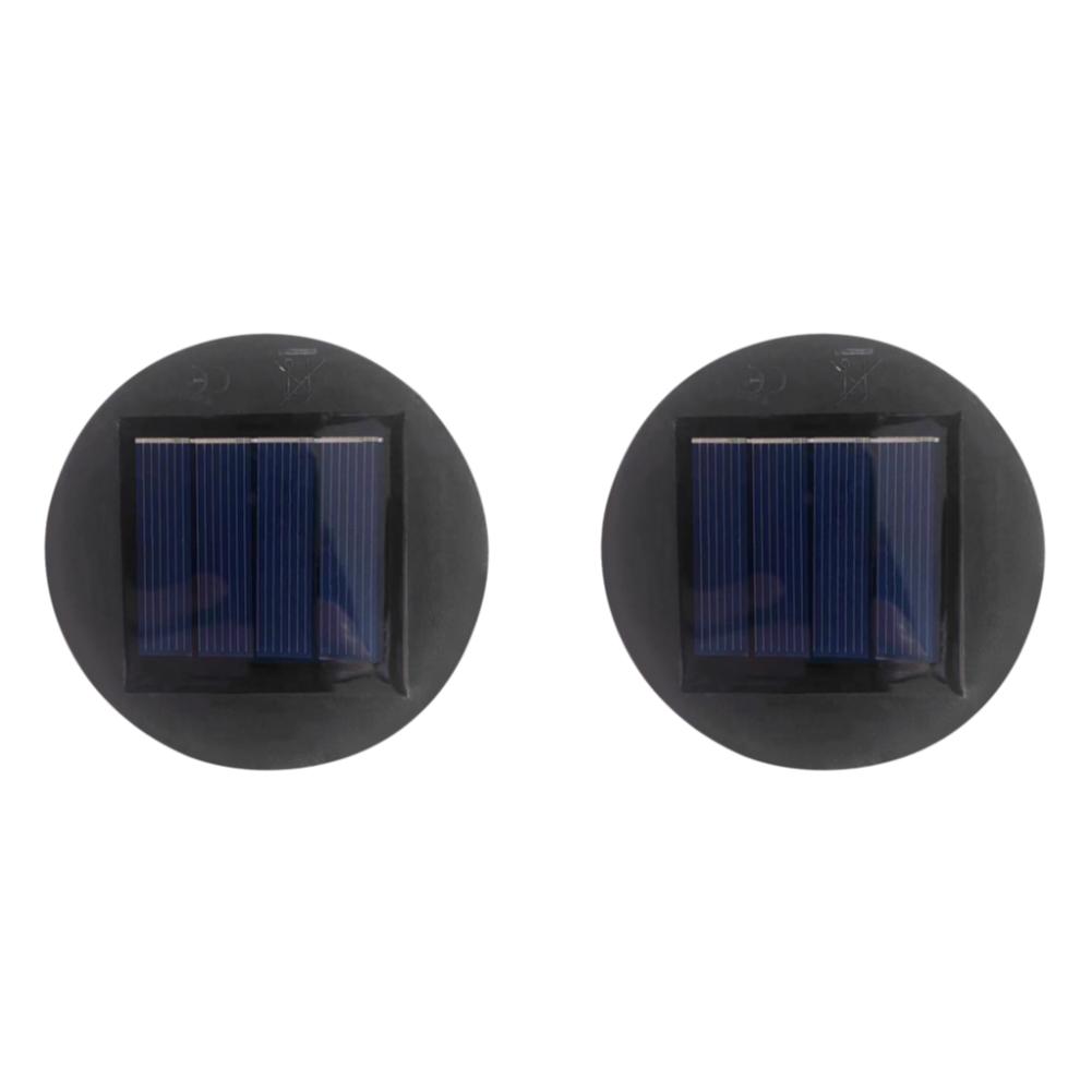 Solar Panel with LED Lantern Top Lid Solar Light Replacement Part DIY Outdoor Hanging Lanterns Table Lights Garden Decor