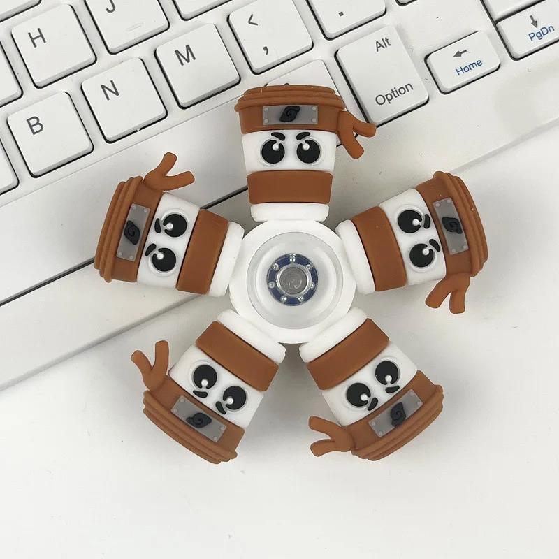 Italian Brainrot Tung Fidget Spinner Chain Toy Deformed Antistress Hand Spinner Vent Toy Adult Stress Relief Fidget Sensory Gyro