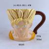 Ceramic Dragon Ball Mugs, Sun Wukong Mugs, Creative Cartoon and Anime Wukong Cups, Four-star Dragon Ball Cups