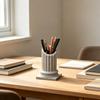 Vintage Roman Pillar Pen Holder, 3D Printed Column Stationery Container, Decorative Pencil Organizer Box for Home Office Desk