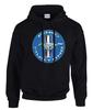 Ford Mustang Car Logo Hooded Hoodie Black -31115 -SW