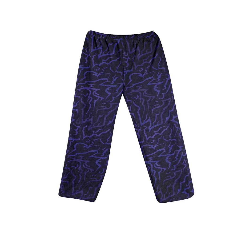 Anime Pajama Pants Sleepwear Casual Drawstring Elastic Waist Pants Comfy Straight Yoga Loose Trousers