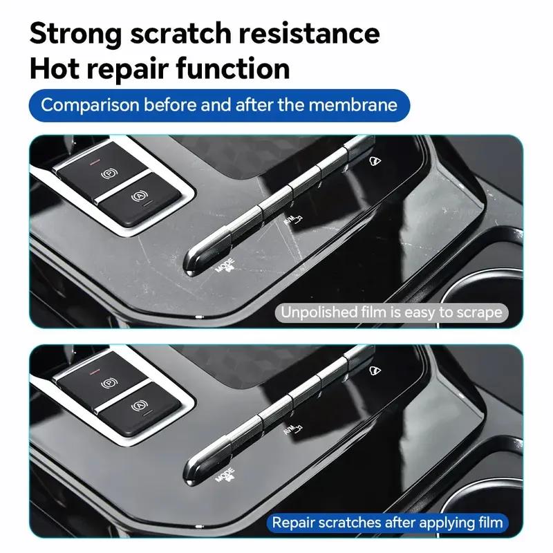 PFCC For Chery Tiggo 7 Pro -2024 TPU Car Navigation Screen Film Gearbox Protective Sticker Anti-scratch Interior Accessories