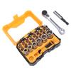 24Pcs Multi Function Ratchet Wrench Socket Screwdriver Set Double Headed Mini Ratchet Wrench Set for Furniture Assembly