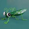 1pc Colorful Cute Garden Art Metal Sculpture Locust Grasshopper Ornament Outdoor Wall Art Garden Statues