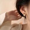 Pearl Ear Ring Women's Year New Trend Ear Hole Ear Buckle Light Luxury Cold Wind Earrings