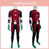 Superhero Jumpsuit Robin With Eye Patch Cloak For Halloween Cosplay Party And