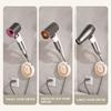 Hands Free Hair Dryer Holder Stand for Lazy People with ABS Material and Wall Mount Design Compatible with Most Hair Dryers