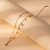 Light Luxury High-End Stainless Steel Diamond-Encrusted Bracelet, Moon Sun Love Geometry Does Not Fade Jewelry Women
