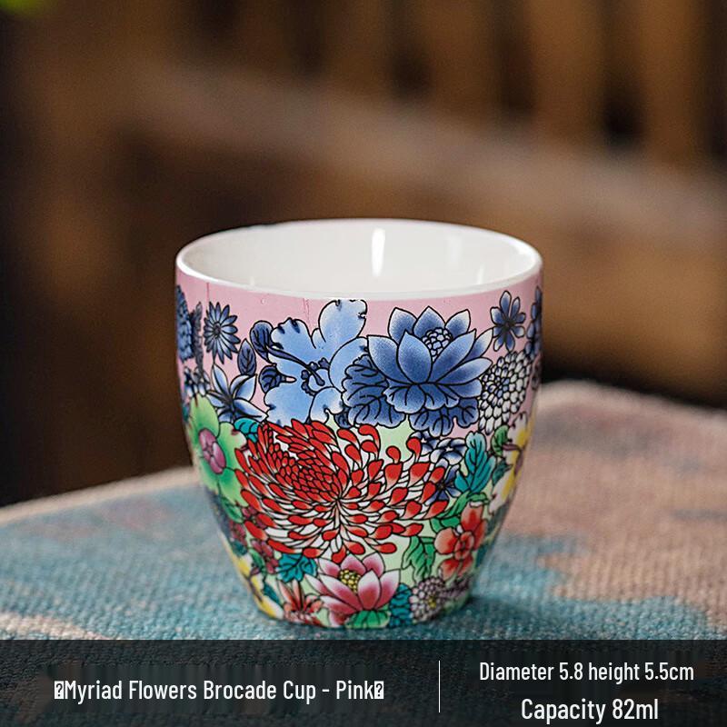 Chaxun Enamel Ceramic Master Tea Cup