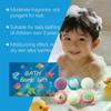 6 Pack Ocean Themed Kids Bath Bombs Gift Set, Rich Bubbles Bath Bombs with Surprise Inside, Easter Basket Stuffer for Boys Girls, Kid Safe Bubble Bath