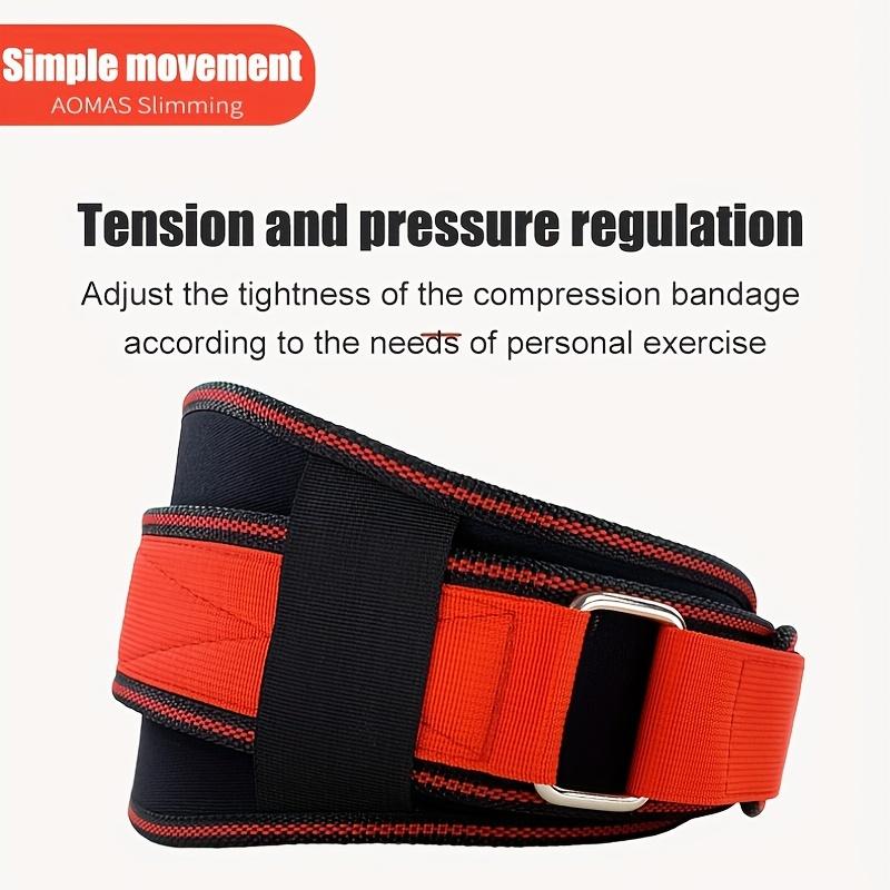 Breathable Pressure Fitness Waist Belt for Men, Suitable for Outdoor Sports, Featuring a Wide Adjustable Strap for Weightlifting