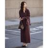 Demana Lyocell Lapel Shirt & Slit Skirt Set