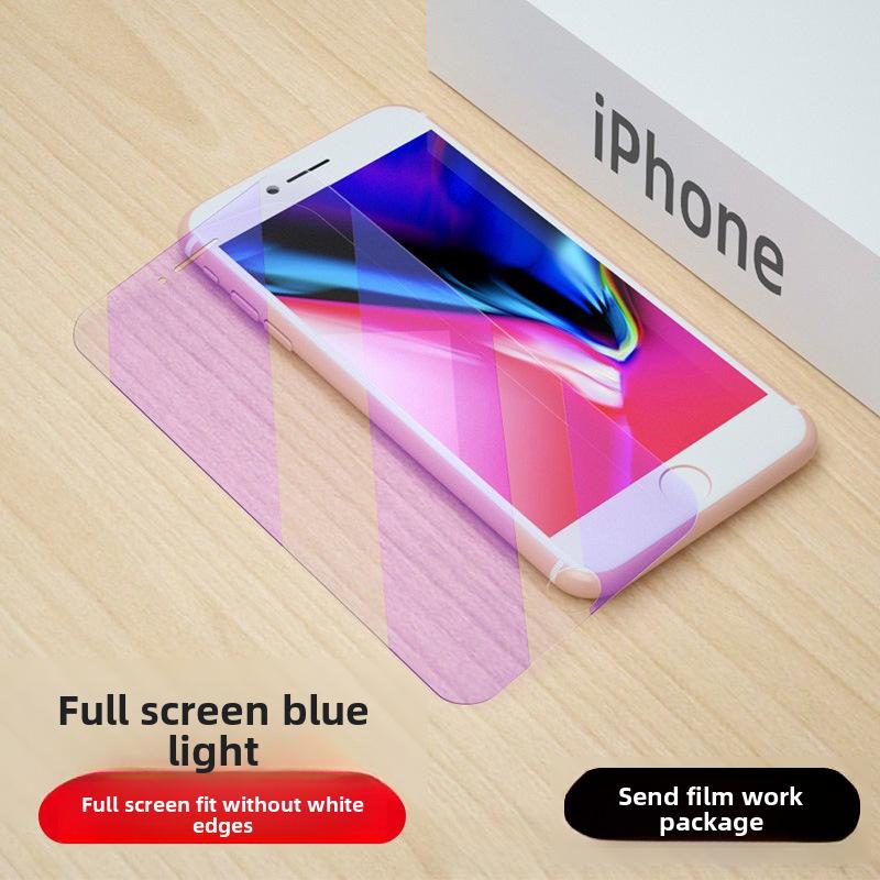 Ochranné tvrzené sklo pro iPhone 6s/7 Plus/8 Plus/SE 2/SE 3 - Pokrytí celého okraje (K dispozici v černé/bílé barvě)