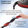 Durable 1m Car Weather Stripping Noise Insulation Waterproof Car Door Seal Strip Rubber Edge Guard Universal Fit