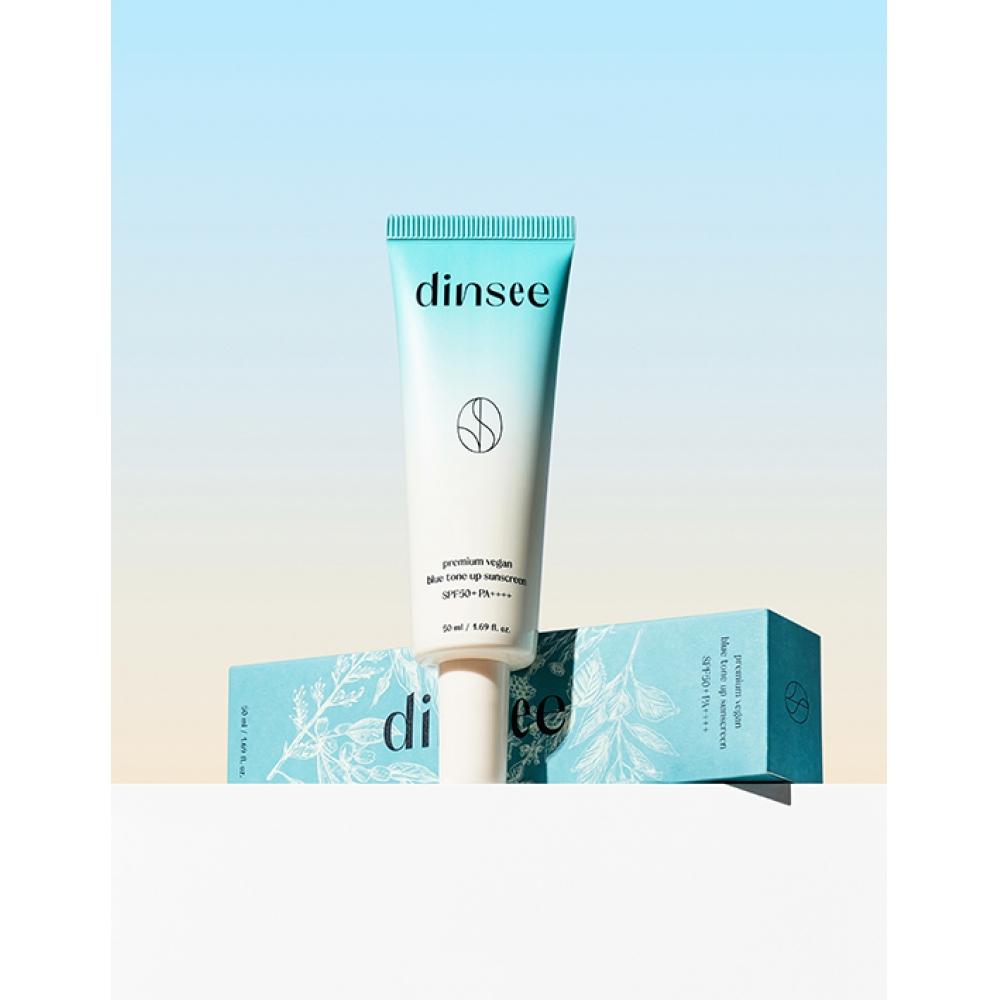 Dincy Premium Vegan Blue Tone Up Sun Cream Spf50+ Pa++50ml