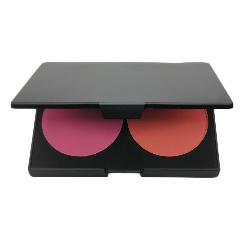 Two-Color Blush & Contour Palette for Professional Makeup Artists