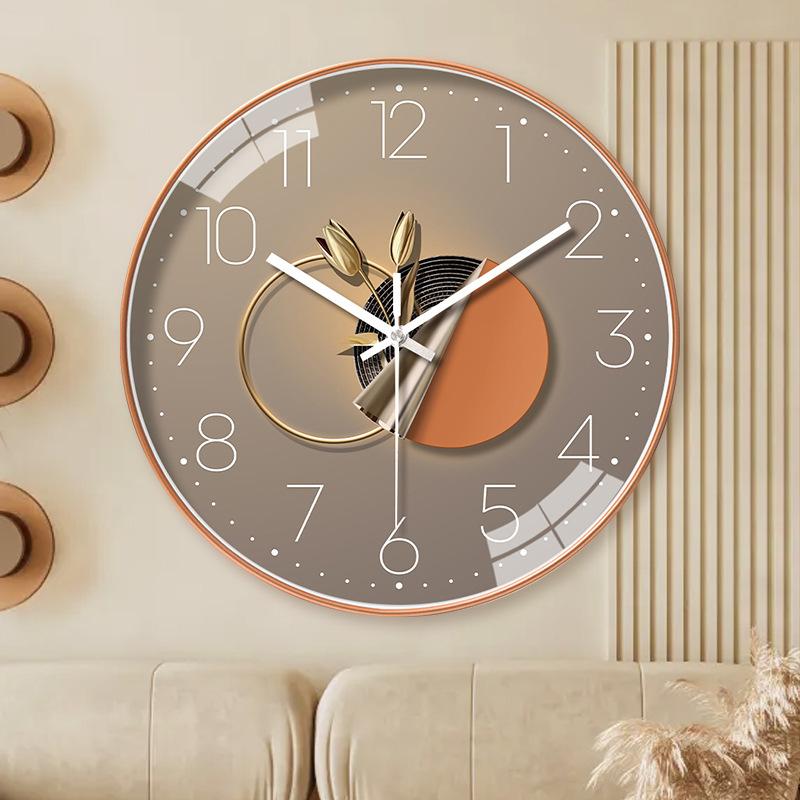 12-inch 30cm modern simple clock wall clock living room home silent clock personalized decorative quartz clock