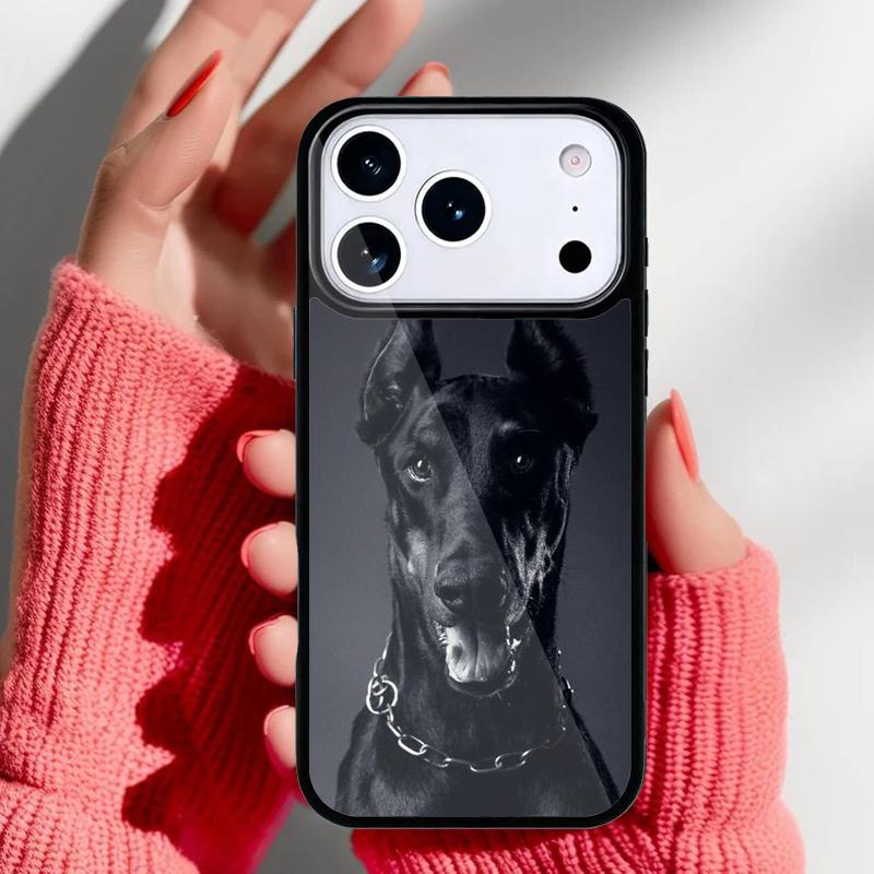 Doberman dog Phone Case for iPhone 17 16 15 14 13 Pro Max Back Cover for 12 11 Pro Coque iPhone 16