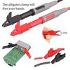 Easy Use Multimeter Leads Kit-23 PCS, Professional Quality With Test Probes, Alligator Clips& Hooks- Upgraded Replacement Set
