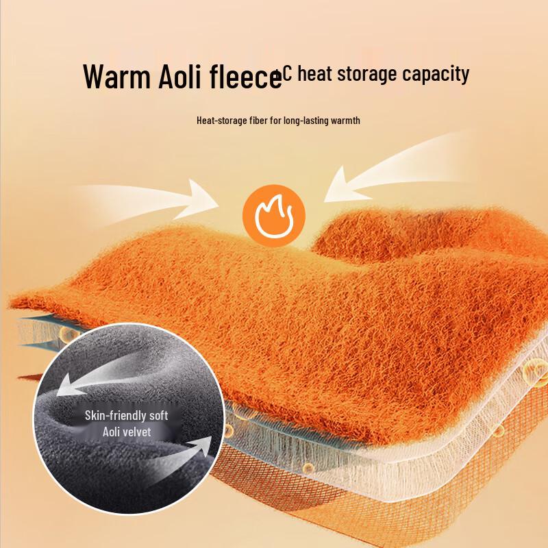 Jeanswest Men's Fleece Lined Straight-Leg Casual Pants