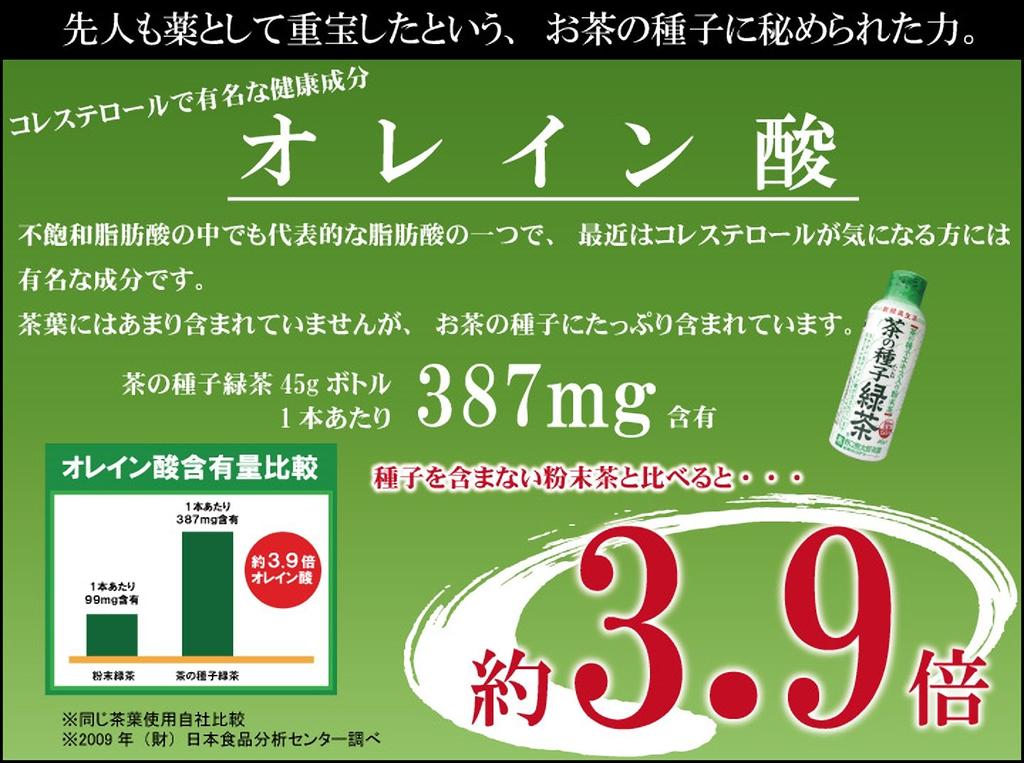 Powdered Green Tea, 3.9x Oleic Acid, with Tea Seeds, 45g, Set of 2