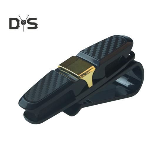 

Солнцезащитный козырек для автомобильных солнцезащитных очков, держатель для карточек, вращающийся на 180 градусов, универсальный, простой в установке держатель для автомобильных солнцезащитных очков с зажимом для билетной карты золотистый