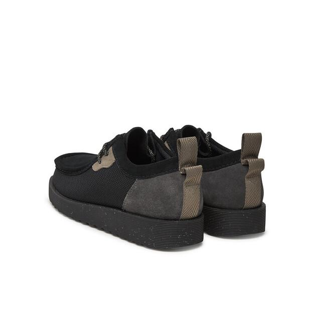 Полуботинки Clarks Wallabee 26181387 чёрный