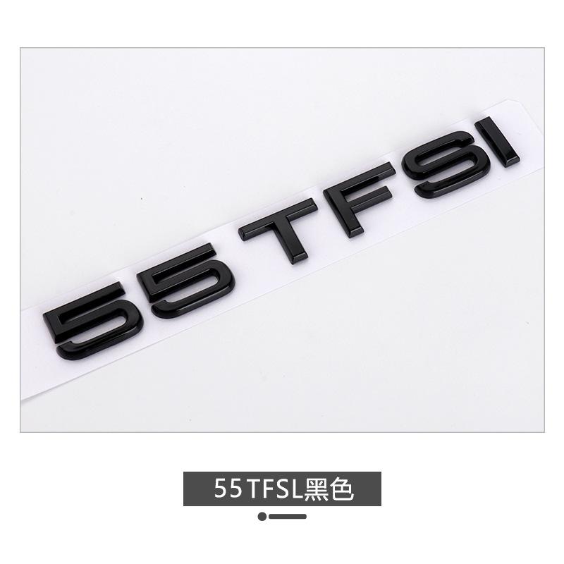 Badge Logo 3D ABS 30 35 40 45 50 55TFSI Lettere Auto Emblema Baule Adesivi Per Audi Q3 Q5 Q7 A5 A6 A7 A8 A1 A2 A3 A4 Accessori