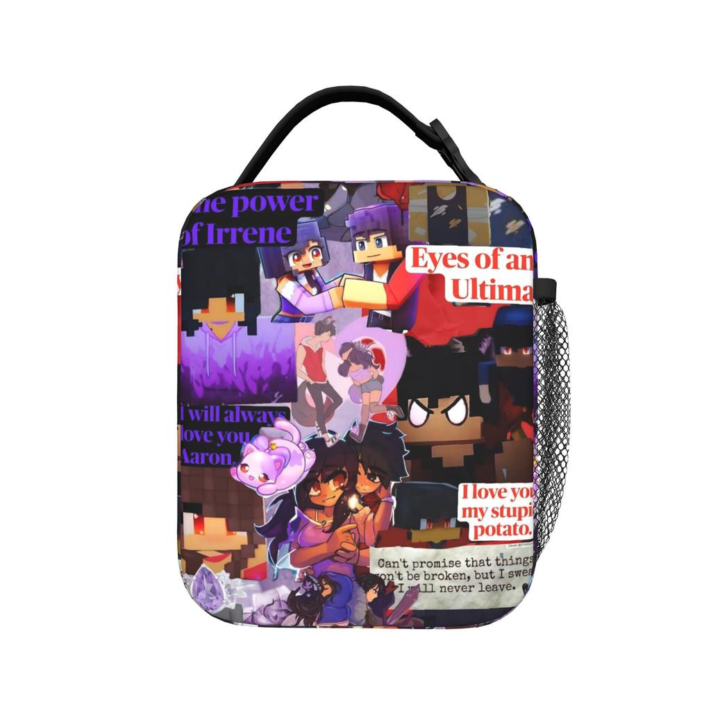 Insulated Lunch Box A-Aphmau Cartoon Product Food Box New Arrival Cooler Thermal Bento Box For School