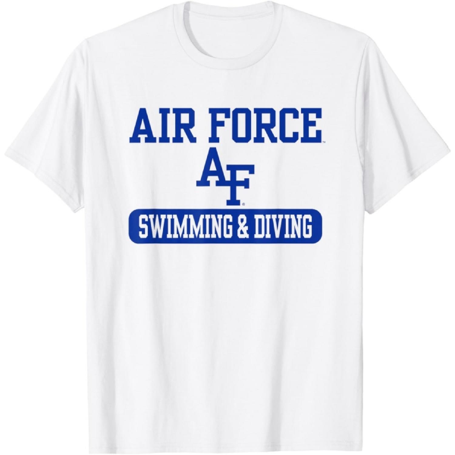 Официально лицензированная футболка Военно-воздушных сил Соколы Плавание и прыжки в воду XXXXXL белый