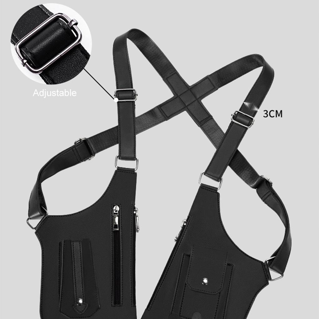 Geantă Vestă Tactică Pânză Oxford Geantă Crossbody Geantă de Umăr pentru Telefon Mobil de Exterior Rucsac Retro Subraț pentru Bărbați/Femei