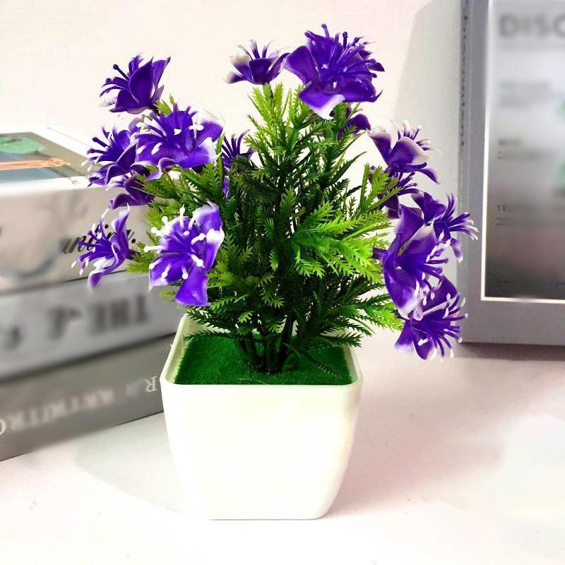 Allergy Mini Simulation Blossom Bonsai Artificial Plant for Home Office