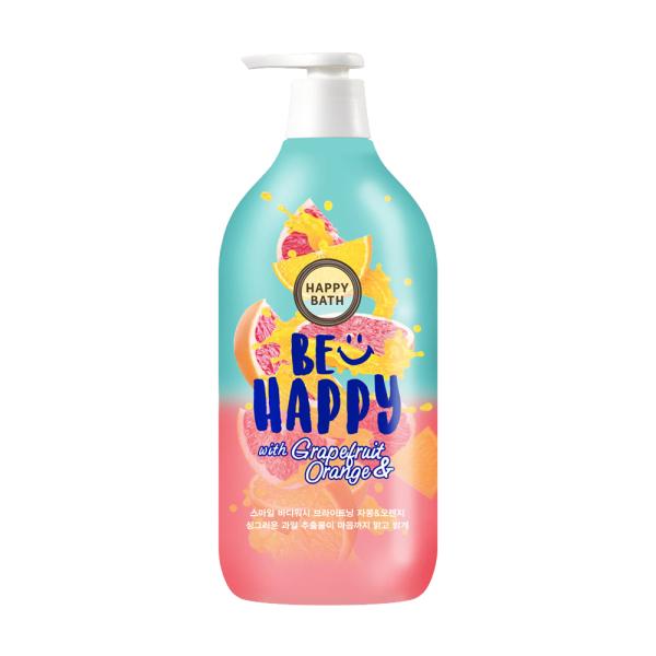 HAPPY BATH Smile Body Wash Brightening Grapefruit Orange 900g