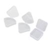 4pcs Makeup Puff Sponge Holder Case Different Shape Transparent Portable Waterproof Puff Protective Container