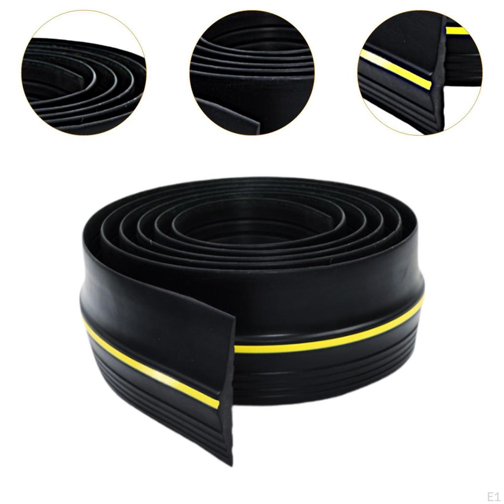 Garage Door Threshold Seal Strip, Weather Strip DIY Waterproof, Dustproof Weatherstrip Lightweight