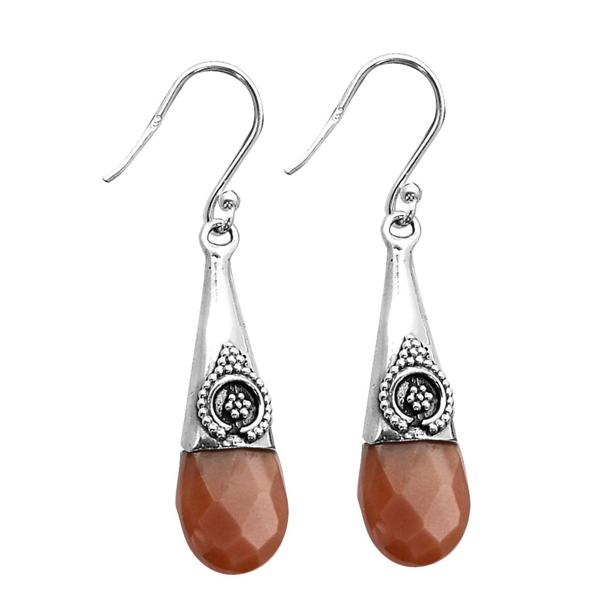 

Carnelian Gemstone Earrings Solid 925 Sterling Silver Handmade Earrings Jewelry Gift For Women And Girls E-3166