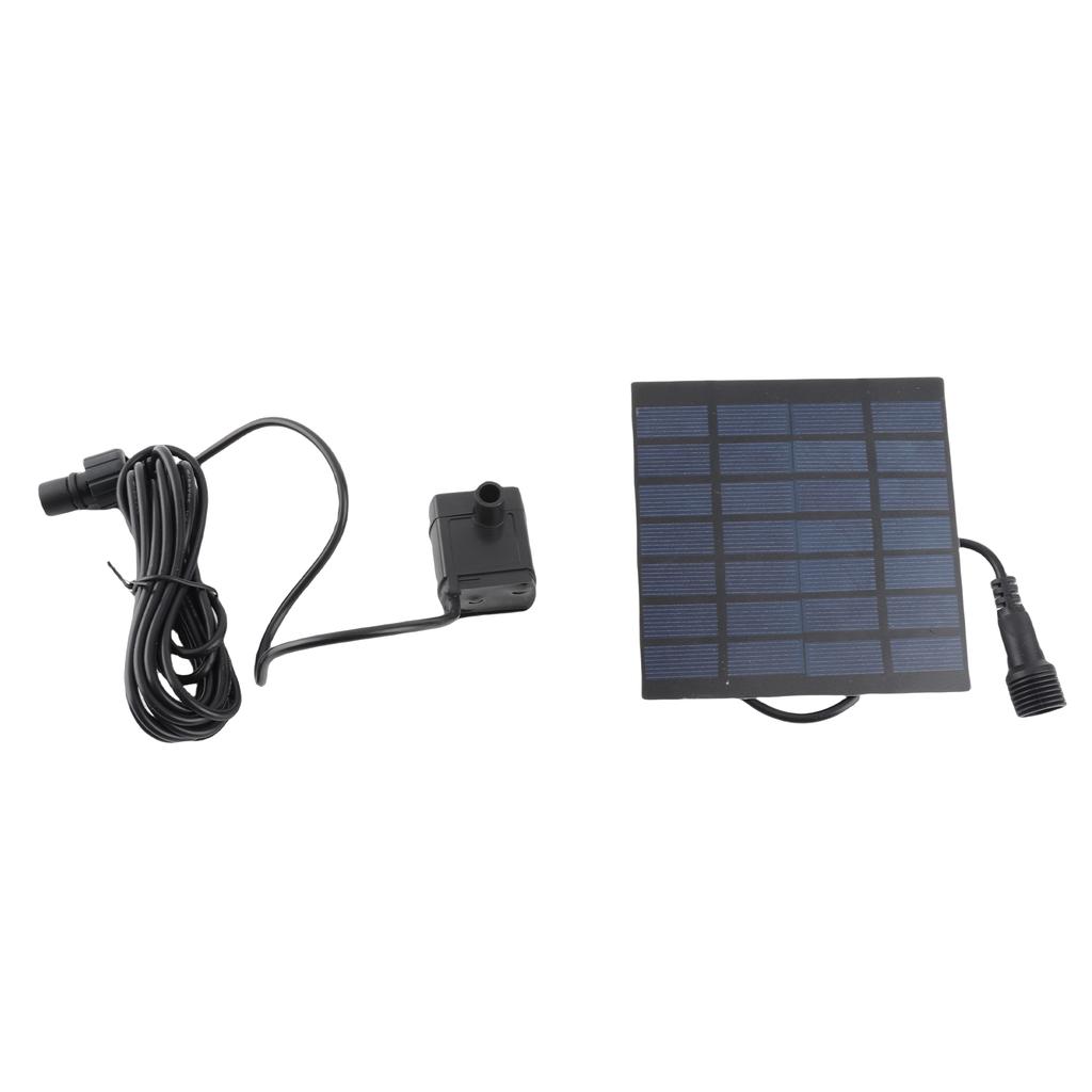 Solar Fountain Pump with 4 Spraying Nozzles Bird Bath Fountain for Pools Courtyard Landscape Fountain Outdoor Garden Pond Fountain