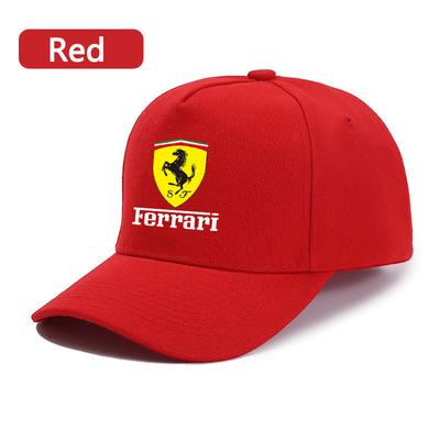 Car Logo Cotton Adjustable Baseball Hat Outdoor Auto Accessories For Ferrari F430 Stradale 360 458 488 599 612 Charles Leclerc