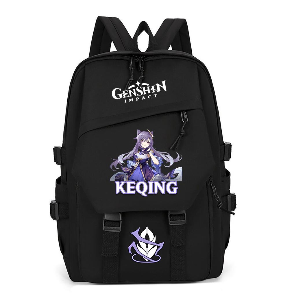 Game Genshin Impact Print Backpack Girls Boys School Bags Student Fashion High Quality Travel Bagpack Children Anime Backpack