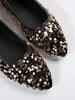 Spring and Autumn New Style Fashionable and Comfortable Women's Shoes Casual and Versatile Sequined Wear-Resistant Flats