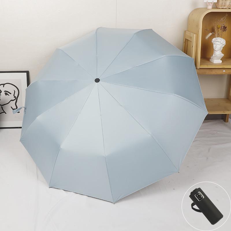 Doppelnutzungs-Sonnen- und Regenschirm - Manuell, Anti-UV, Robust, Faltbarer Sonnenschutz für Männer und Frauen