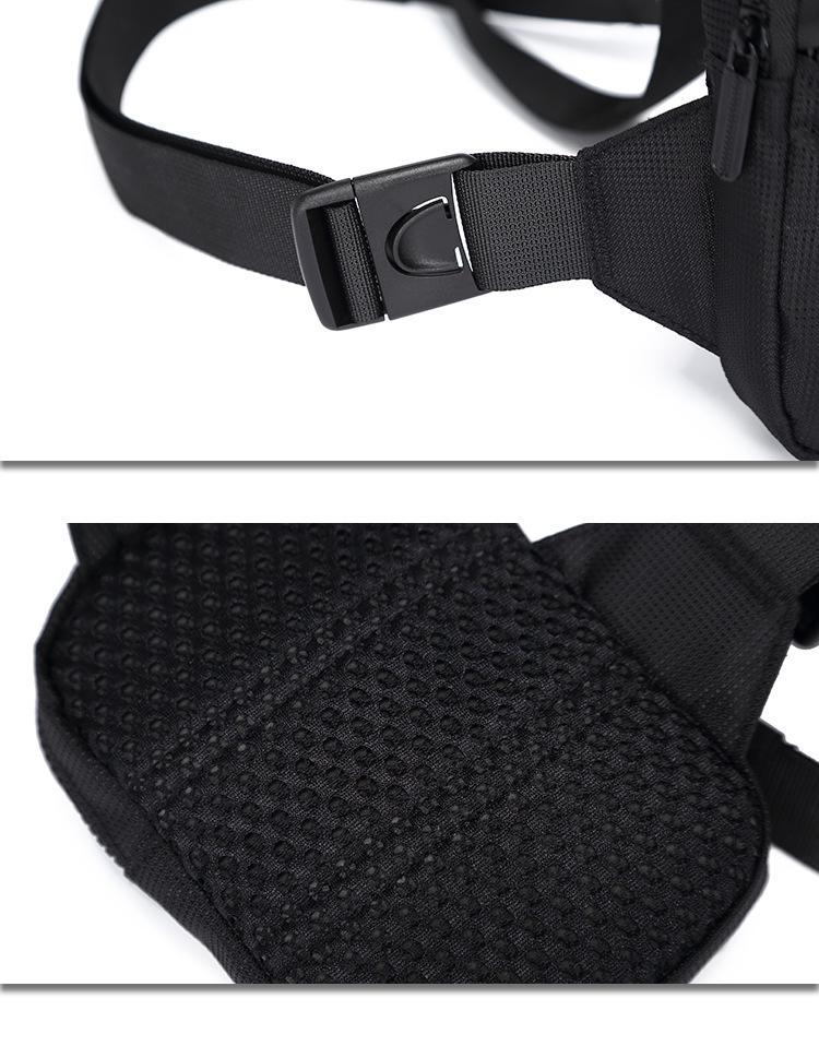 Men's Fashionable Mobile Phone Crossbody Bag - Casual Japanese Style, Lightweight, Simple Shoulder Bag