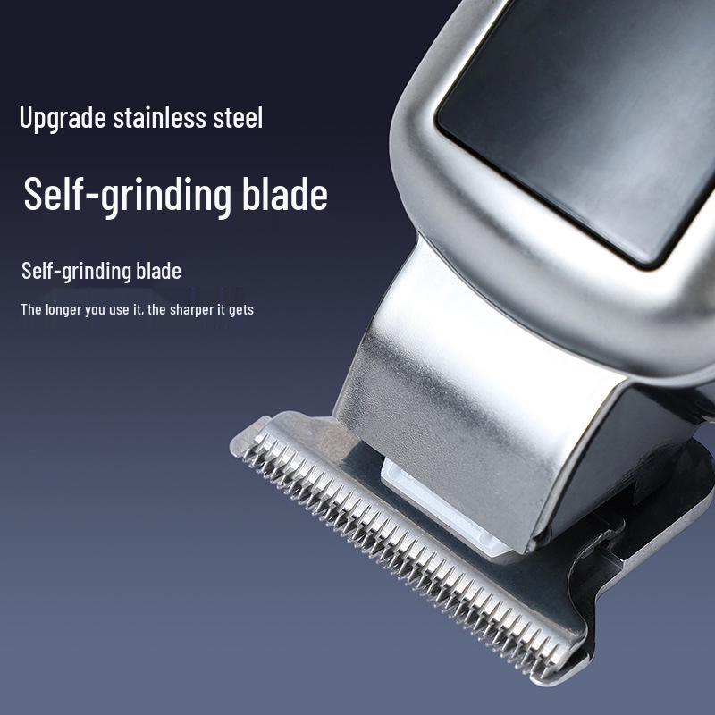 New Dual-Speed Electric Hair Clipper & Trimmer with Safe Round Arc & Smart Digital Display