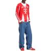 adidas FC Bayern 25/26 Home Jersey Slim Fit Round Neck Fashion Sports Long Sleeve Football Shirt Men Jersey JP3689