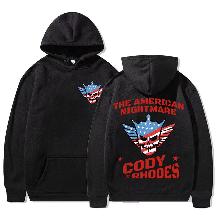 

American Nightmare Cody Rhodes Logo Graphic Hoodie Men Women Casual Long Sleeve Sweatshirt Fashion Classic Oversized Hoodies Y2k M