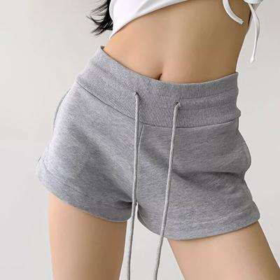 Joga Sportowe Spodenki Damskie Solidne Fitness Ćwiczenia Gorące Spodnie Casual Lady Elastyczna Talia Plażowe Krótkie Spodnie Wiosna Lato